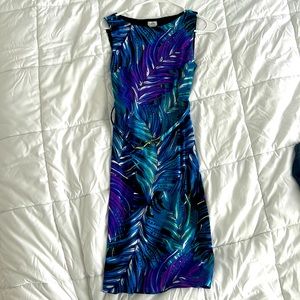 Beautiful bodycon tropical dress